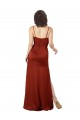 A-Line Square Neck Silk like Satin Long Red Formal Evening Gown / Prom Dress / Bridesmaid Dress Barrie