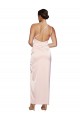 A-Line One Shoulder Silk like Satin Long Pink Semi Formal Evening Dress / Prom Dress / Bridesmaid Dress Barrie