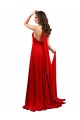 A-Line Halter Neck Spandex Long Red Formal Evening Gown / Prom Dress / Bridesmaid Dress Barrie