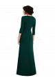 Trumpet V-Neck Spandex Long Dark Green Formal Evening Gown / Prom Dress / Bridesmaid Dress Barrie