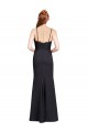 Mermaid V-Neck Stretch Crepe Long Black Prom Dress / Bridesmaid Dress Barrie