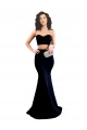 Mermaid High Neck Stretch Crepe Long Black Formal Evening Gown / Prom Dress / Bridesmaid Dress Barrie