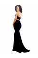 Mermaid High Neck Stretch Crepe Long Black Formal Evening Gown / Prom Dress / Bridesmaid Dress Barrie