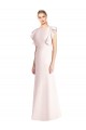 Trumpet Bateau Neck Stretch Crepe Long Pink Formal Dress / Bridesmaid Dress Barrie