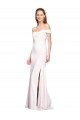 Mermaid Off the Shoulder Stretch Crepe Long White Formal Evening Gown / Prom Dress / Bridesmaid Dress Barrie