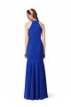 Mermaid V-Neck Stretch Crepe Long Royal Blue Formal Evening Gown / Prom Dress / Bridesmaid Dress Barrie