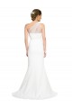 Mermaid One Shoulder Stretch Crepe & Tulle Sweep Train Ivory Formal Evening Gown / Bridesmaid Dress Barrie