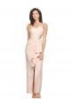Sheath Strapless Stretch Crepe Long Nude Semi Formal Evening Dress / Prom Dress / Bridesmaid Dress Barrie