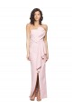 Sheath Strapless Stretch Crepe Long Pink Formal Evening Gown / Prom Dress / Bridesmaid Dress Barrie