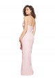 Sheath Strapless Stretch Crepe Long Pink Formal Evening Gown / Prom Dress / Bridesmaid Dress Barrie