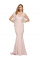 Sheath Sweetheart Stretch Crepe & Tulle Long Mauve Formal Dress / Bridesmaid Dress Barrie
