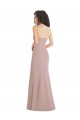 Mermaid Strapless Stretch Crepe Long Dusty Pink Formal Evening Gown / Prom Dress / Bridesmaid Dress Barrie
