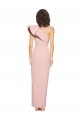 Sheath One Shoulder Stretch Crepe Long Mauve Formal Evening Gown / Prom Dress / Bridesmaid Dress Barrie