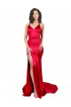 Mermaid Sweetheart Stretch Satin Long Red Formal Evening Gown / Prom Dress / Bridesmaid Dress Barrie