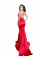 Mermaid Sweetheart Stretch Satin Long Red Formal Evening Gown / Prom Dress / Bridesmaid Dress Barrie