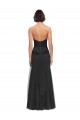 A-Line Sweetheart Tulle Long Black Bridesmaid Dress Barrie