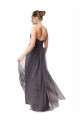 A-Line Sweetheart Tulle Long Vintage Rose Bridesmaid Dress Barrie