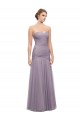 Mermaid Sweetheart Tulle Long Heather Bridesmaid Dress Barrie