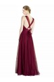 A-Line Sweetheart Tulle Long Bridesmaid Dress Barrie