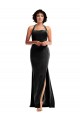 Mermaid Halter Neck Stretch Velvet Long Black Formal Evening Gown / Prom Dress / Bridesmaid Dress Barrie